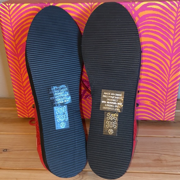 NEW! IRON FIST Lovelace Your Face RED Lace Studded Platform Creepers Size 36/5 - Picture 13 of 16